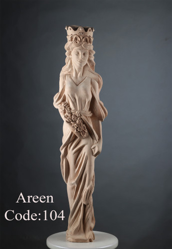 استارت بزرگ نرده چوبی راه پله خام کد 104